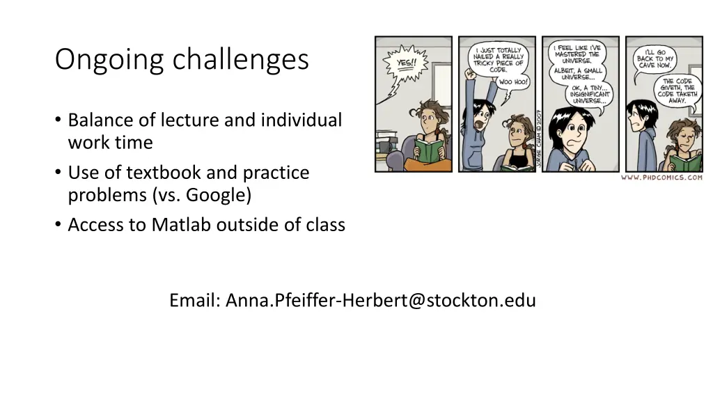 ongoing challenges