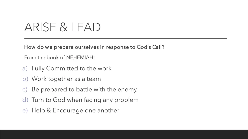 arise lead