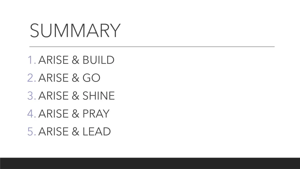 summary