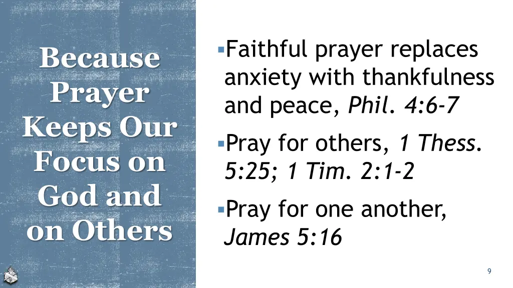 faithful prayer replaces anxiety with