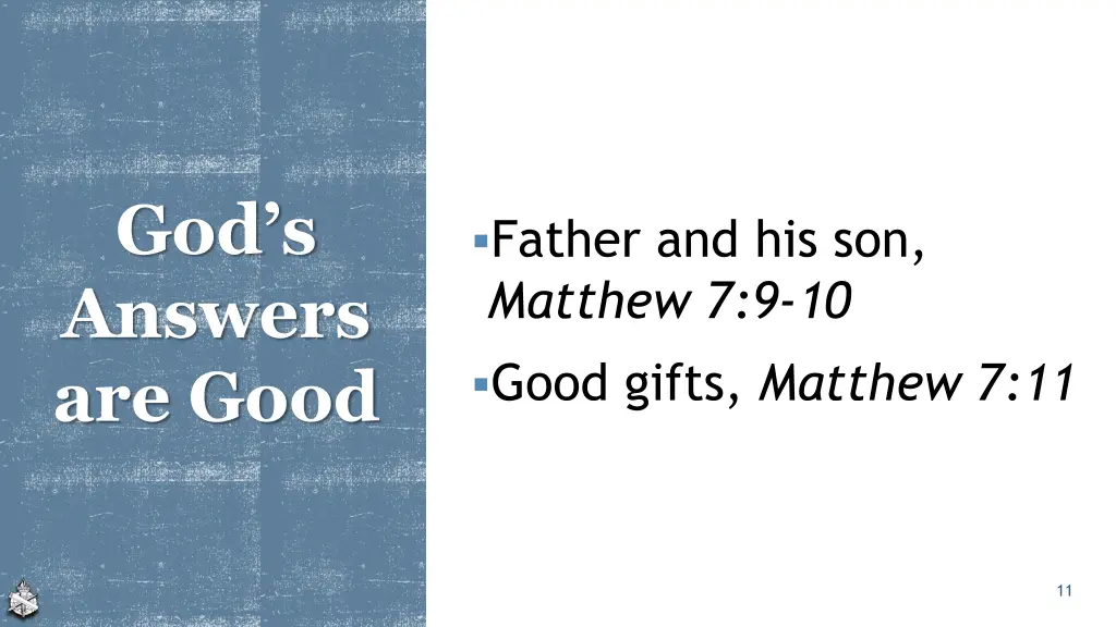 god s answers are good