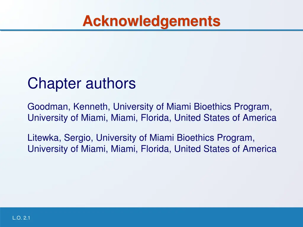 acknowledgements
