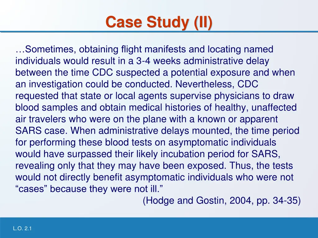 case study ii
