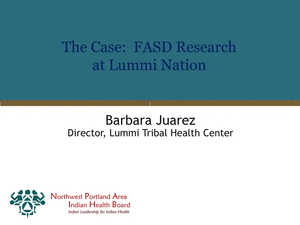 the case fasd research at lummi nation