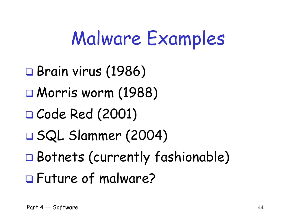 malware examples