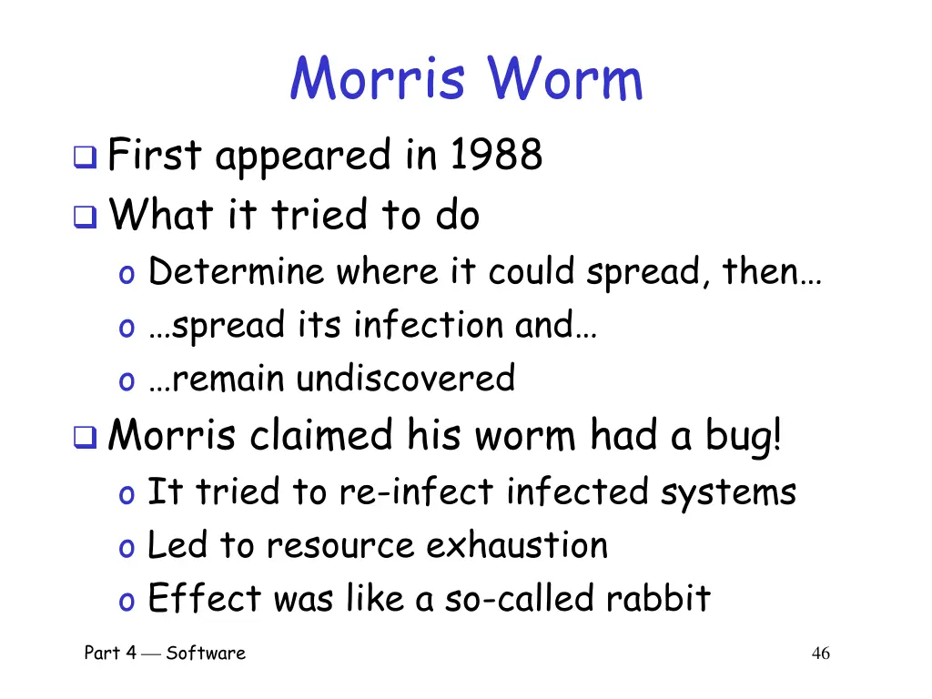 morris worm