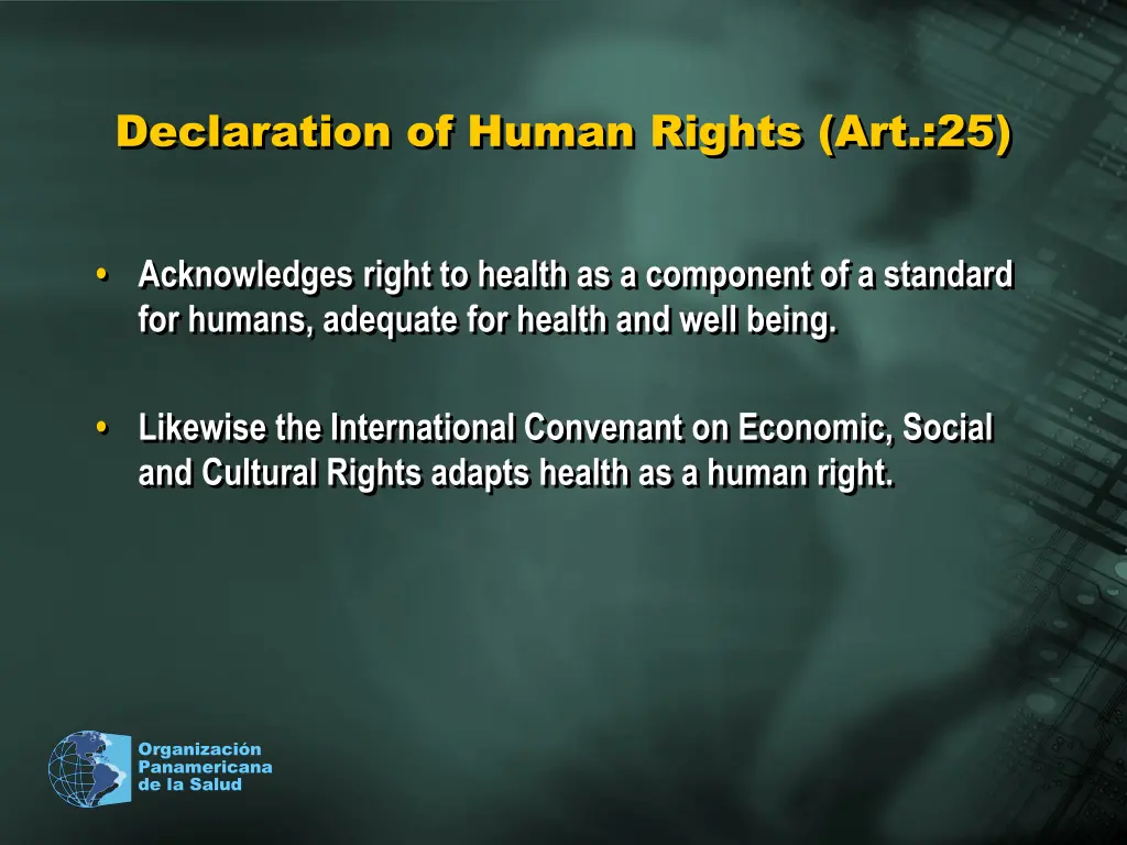 declaration of human rights art 25