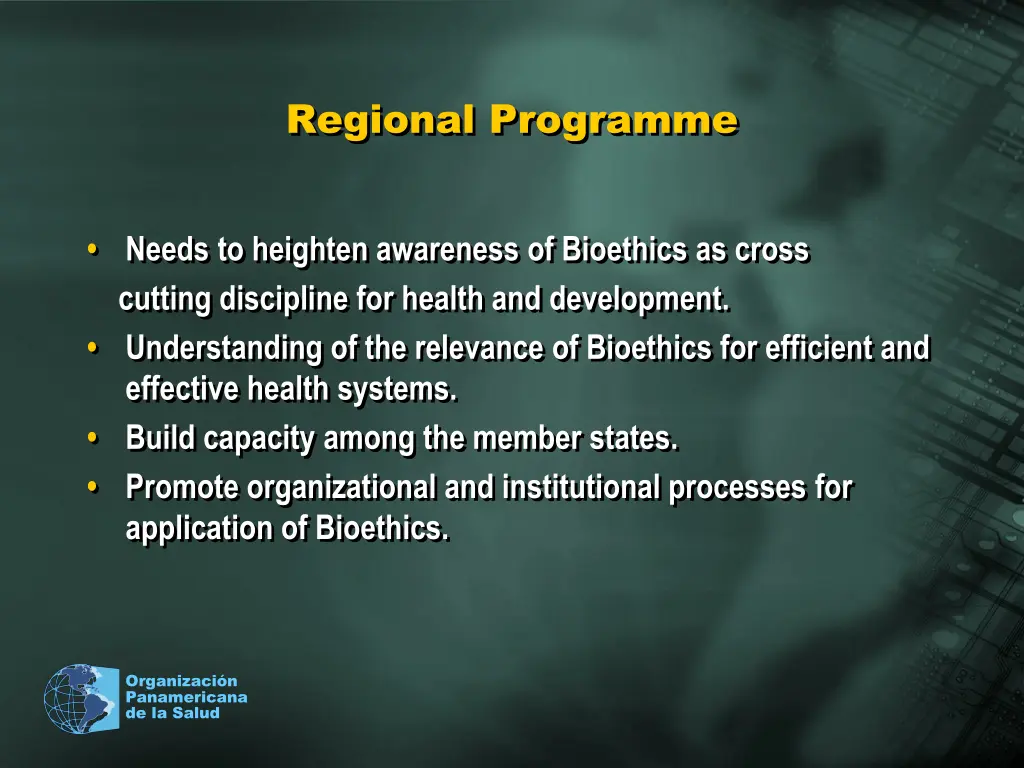 regional programme