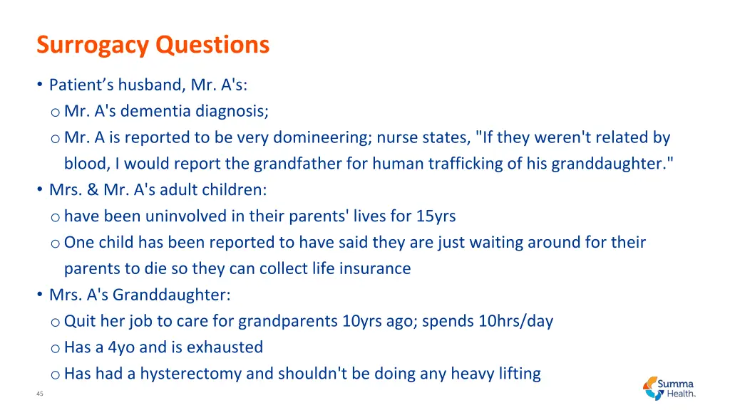 surrogacy questions