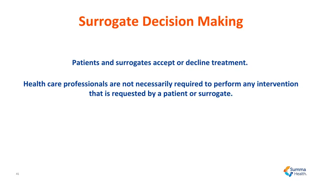 surrogate decision making 2