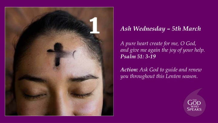 ash wednesday 5th march