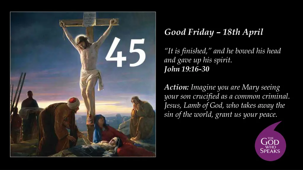 good friday 18th april
