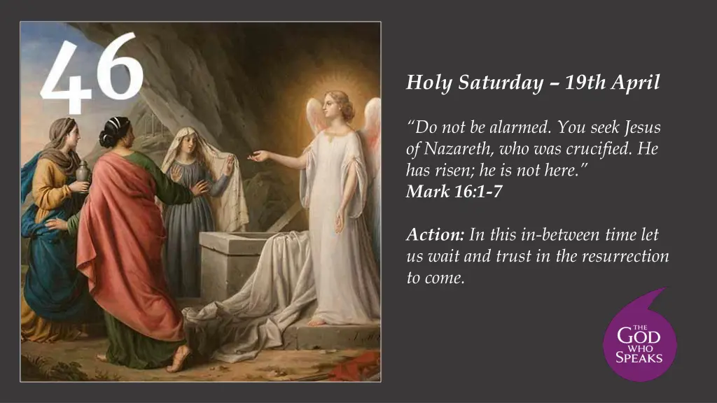 holy saturday 19th april