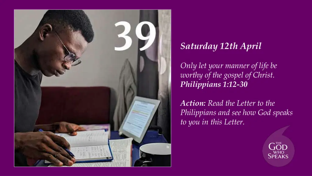 saturday 12th april