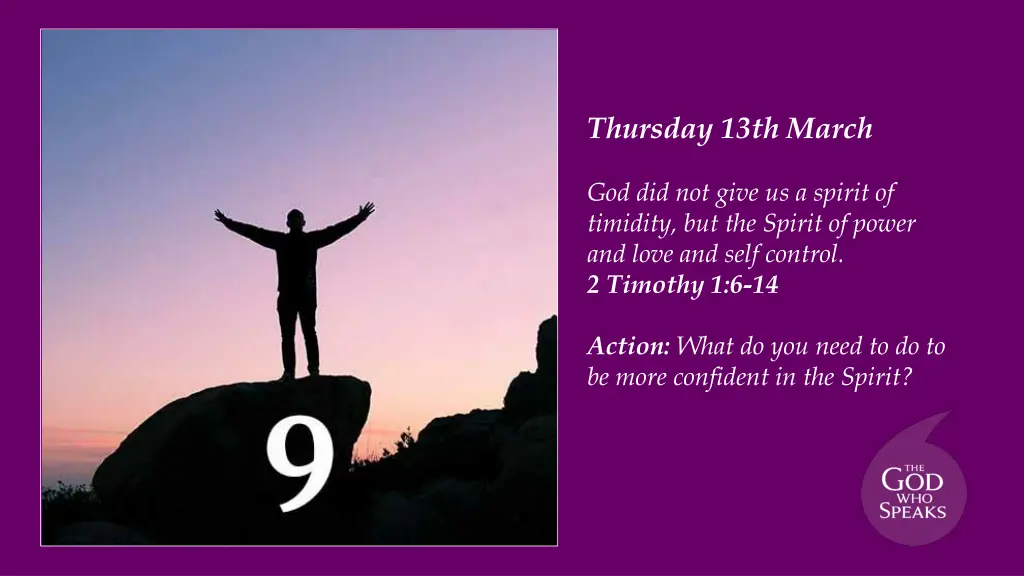 thursday 13th march