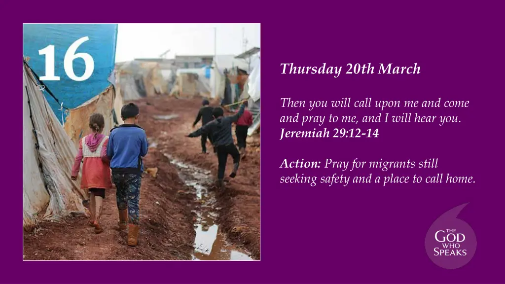 thursday 20th march