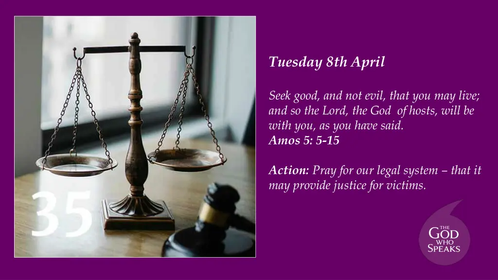 tuesday 8th april