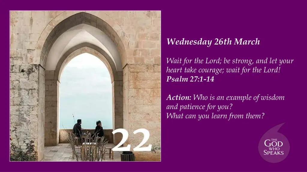 wednesday 26th march