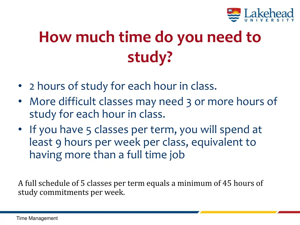 how much time do you need to study