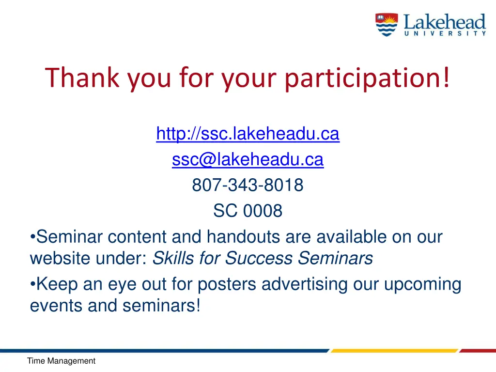 thank you for your participation