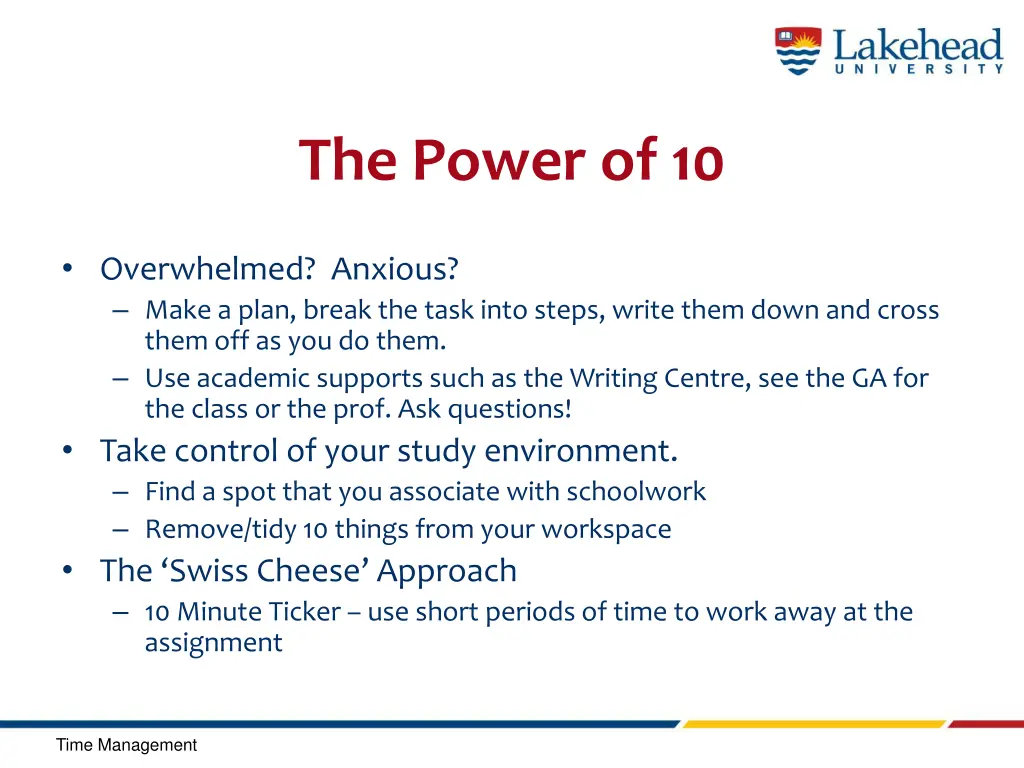the power of 10