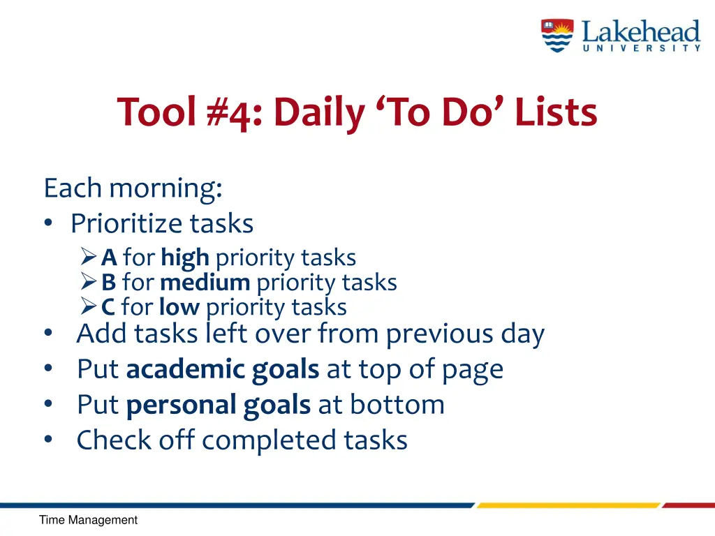 tool 4 daily to do lists