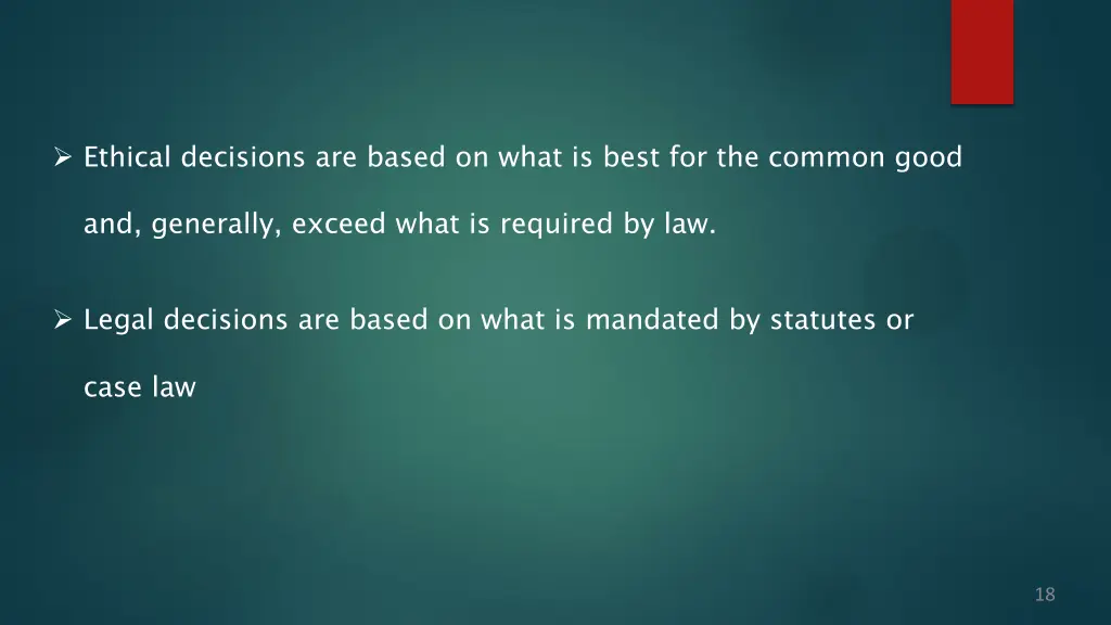 ethical decisions are based on what is best
