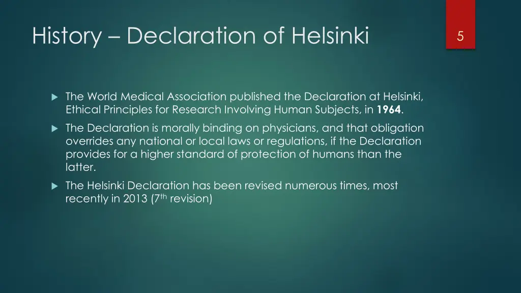 history declaration of helsinki