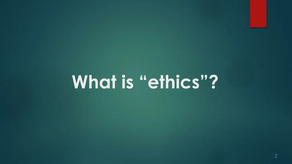 what is ethics
