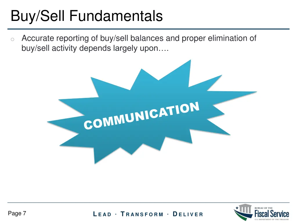 buy sell fundamentals