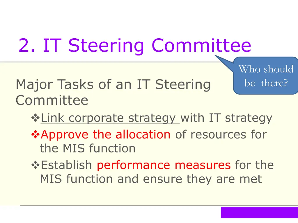 2 it steering committee