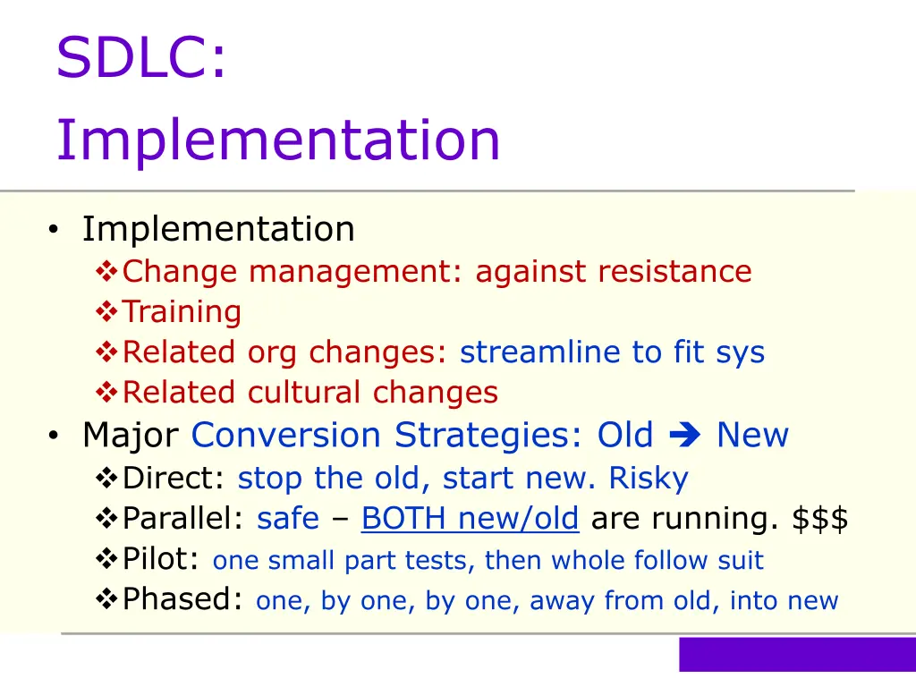 sdlc implementation