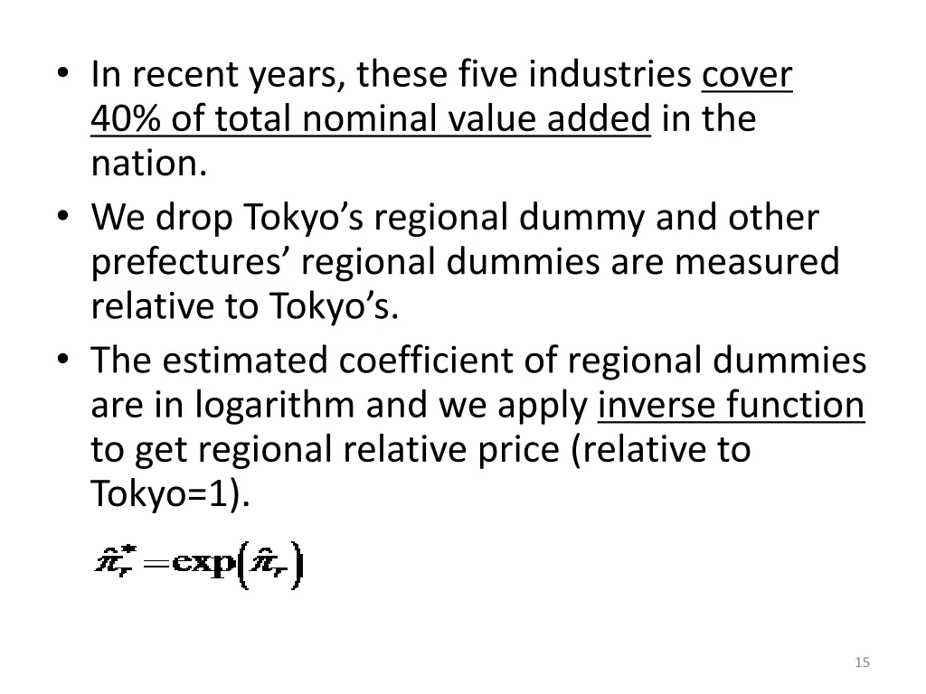 in recent years these five industries cover