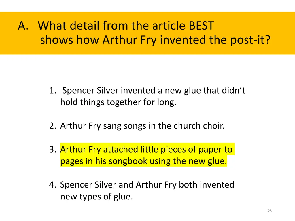 a what detail from the article best shows 1
