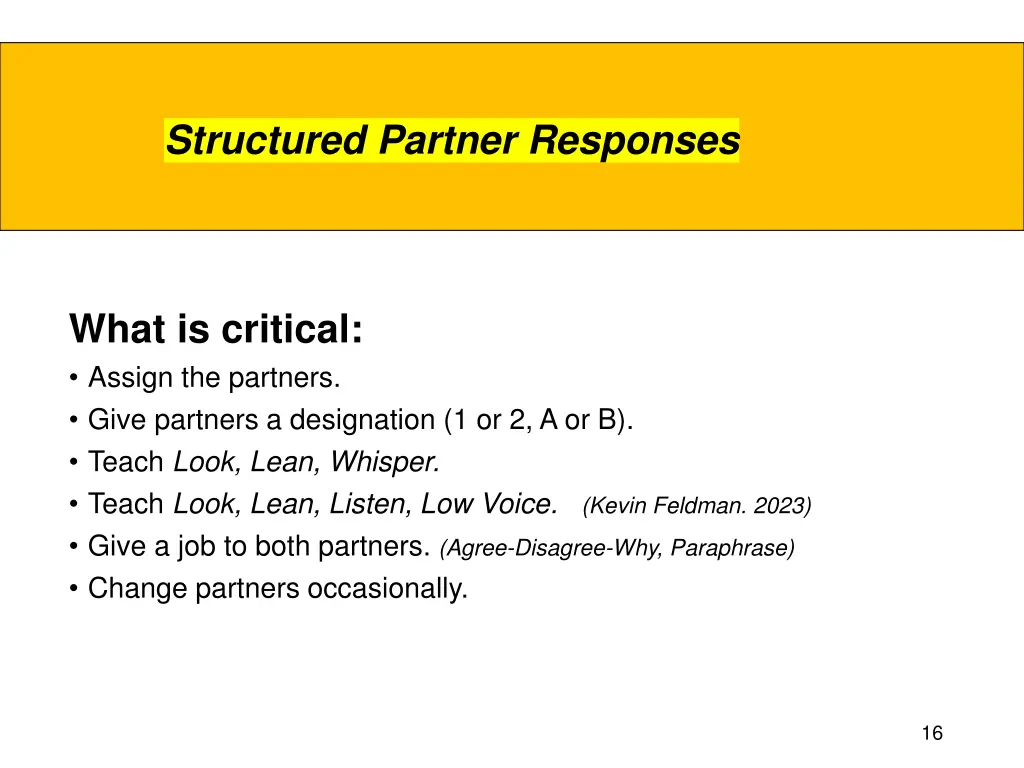 structured partner responses 1