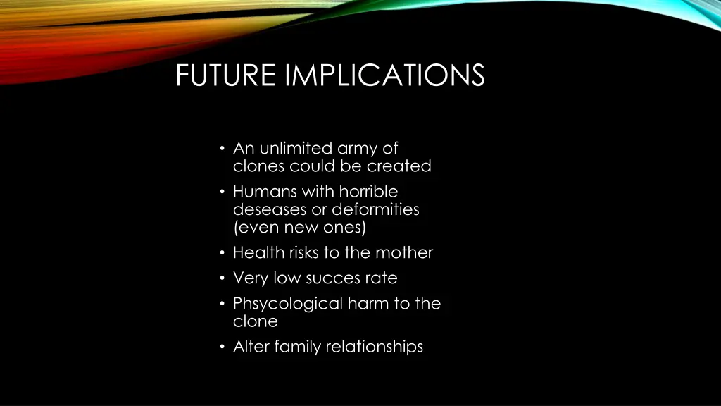 future implications