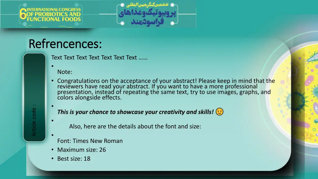 refrencences refrencences text text text text