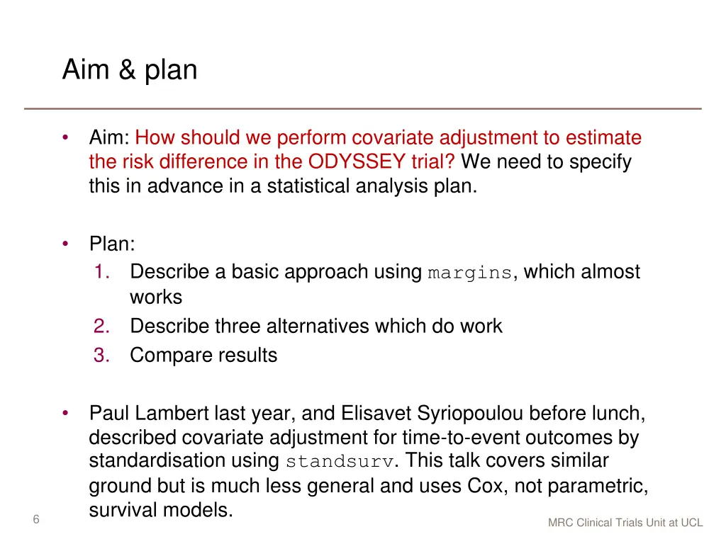 aim plan