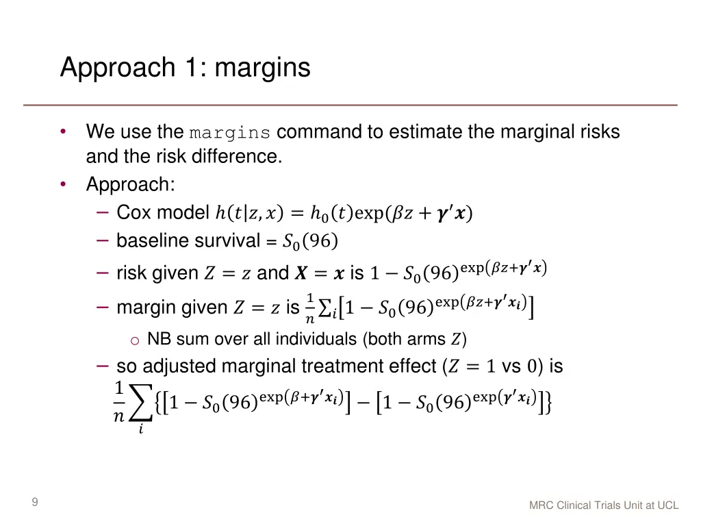 approach 1 margins