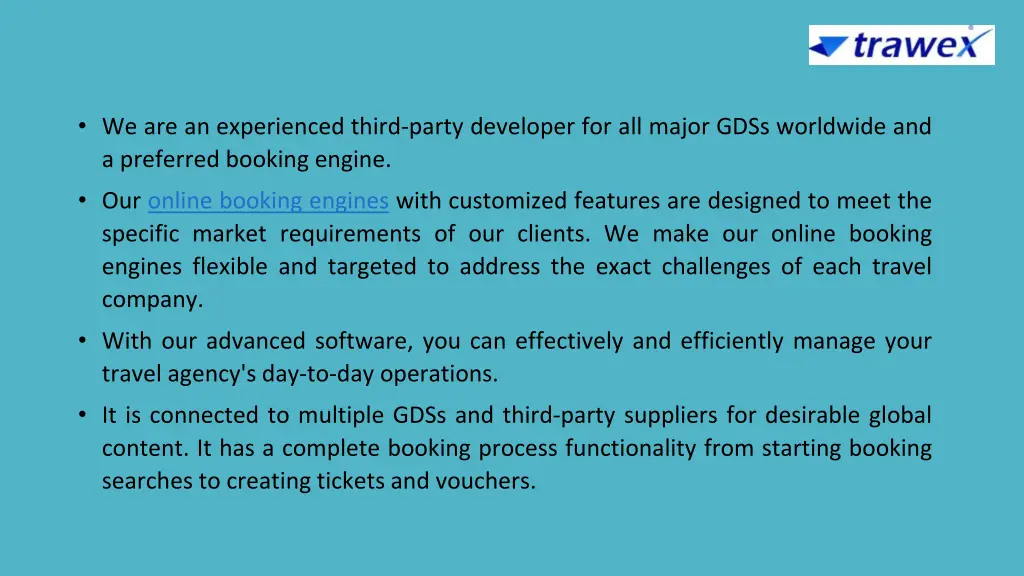 we are an experienced third party developer