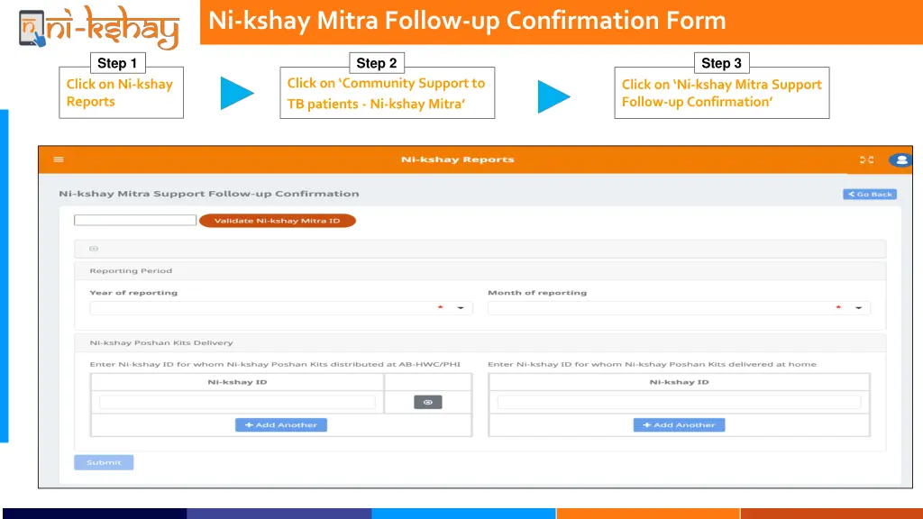 ni kshay mitra follow up confirmation form 2