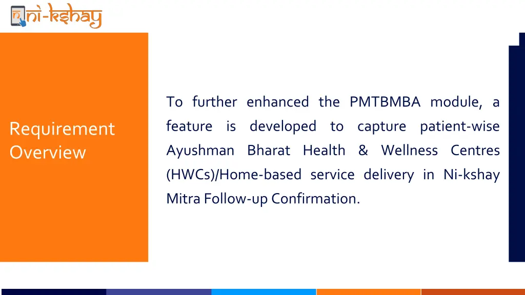 to further enhanced the pmtbmba module a