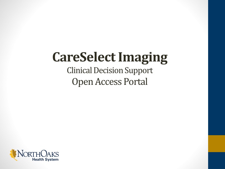 careselectimaging clinical decision support open