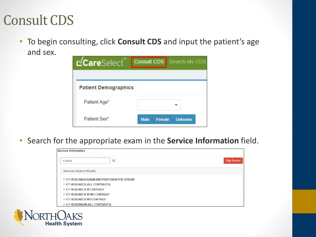 consult cds