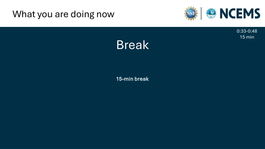 what you are doing now 3