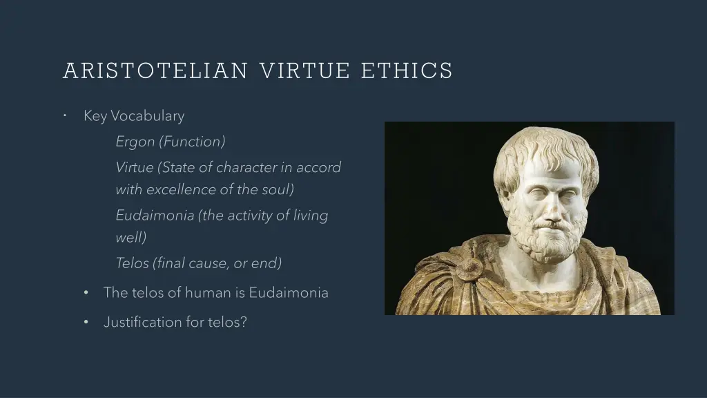aristotelian virtue ethics