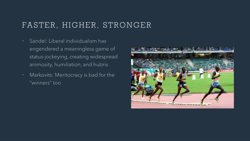 faster higher stronger