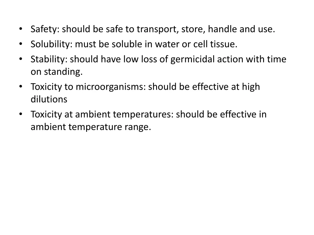safety should be safe to transport store handle