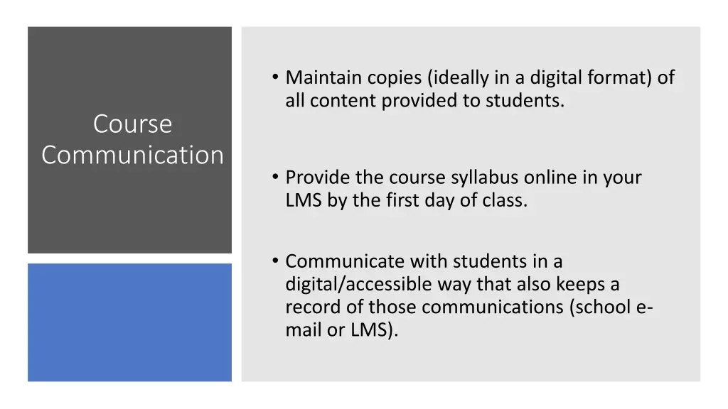 maintain copies ideally in a digital format