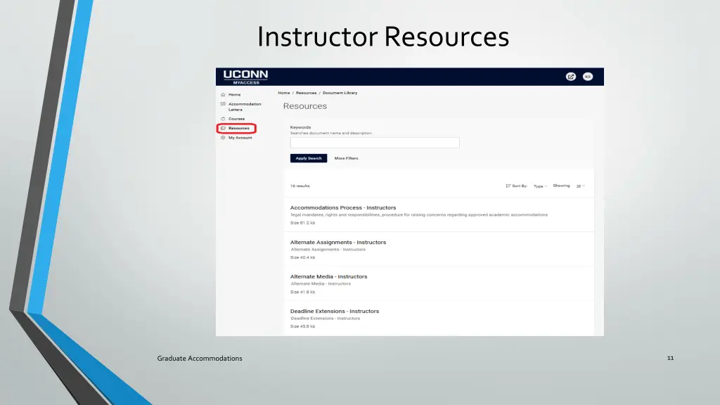 instructor resources